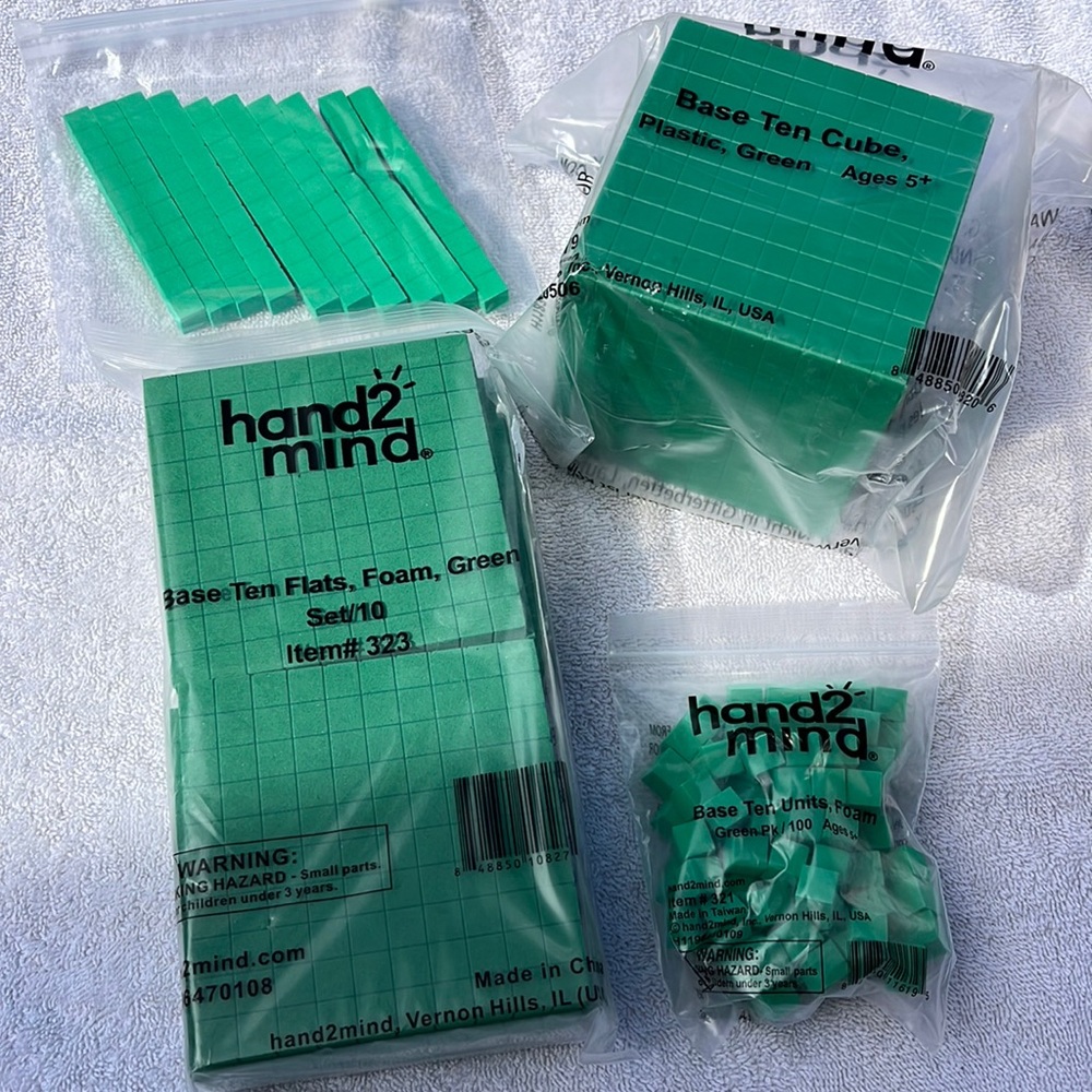 Hand 2 Mind Base Tens (set of 4)